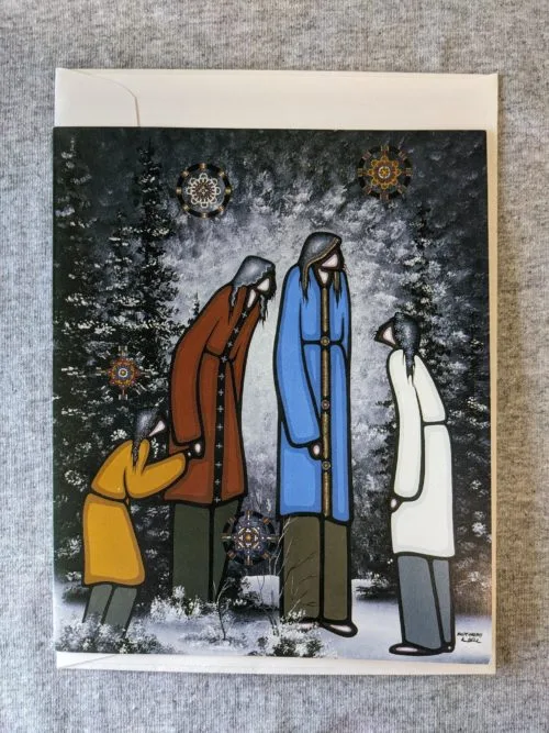 Greeting Card - 'Winter Warmth' - Wikwemikong Tourism